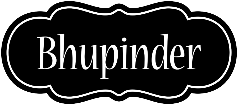 Bhupinder welcome logo