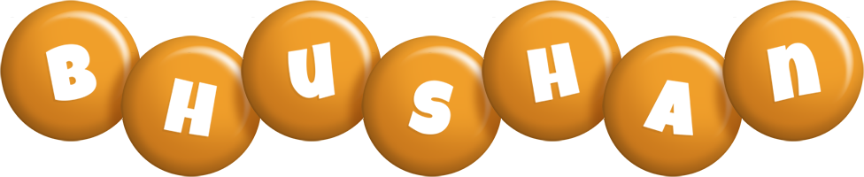 Bhushan candy-orange logo
