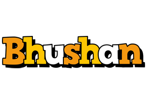 Bhushan cartoon logo