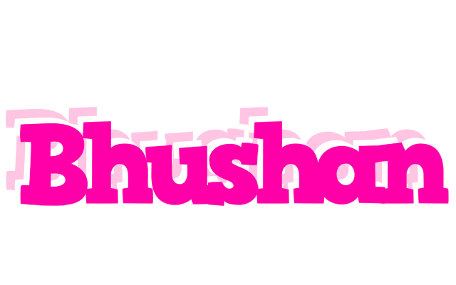 Bhushan dancing logo
