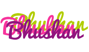 Bhushan flowers logo