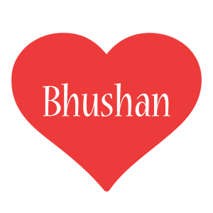 Bhushan love logo