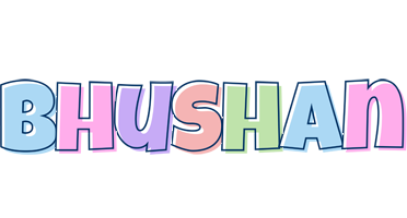 Bhushan pastel logo