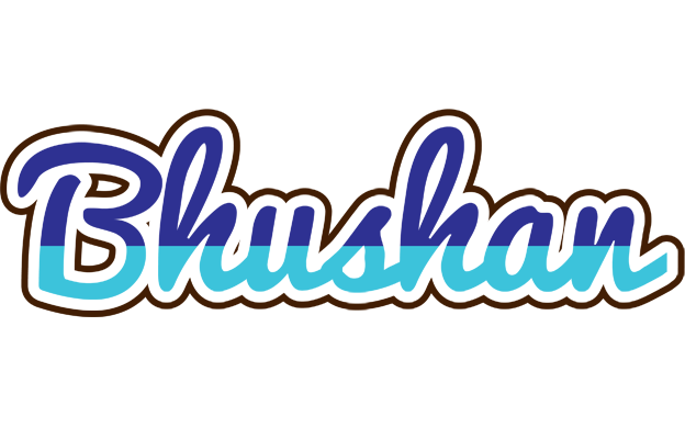 Bhushan raining logo