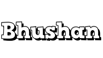 Bhushan snowing logo