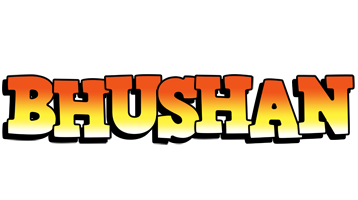 Bhushan sunset logo