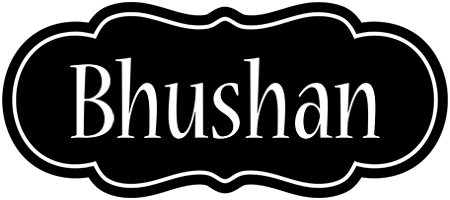 Bhushan welcome logo