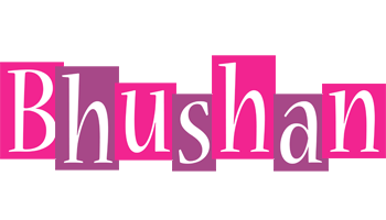 Bhushan whine logo