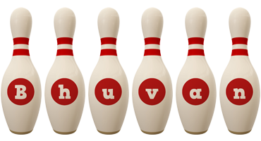 Bhuvan bowling-pin logo