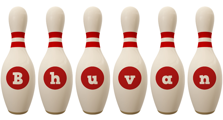 Bhuvan bowling-pin logo