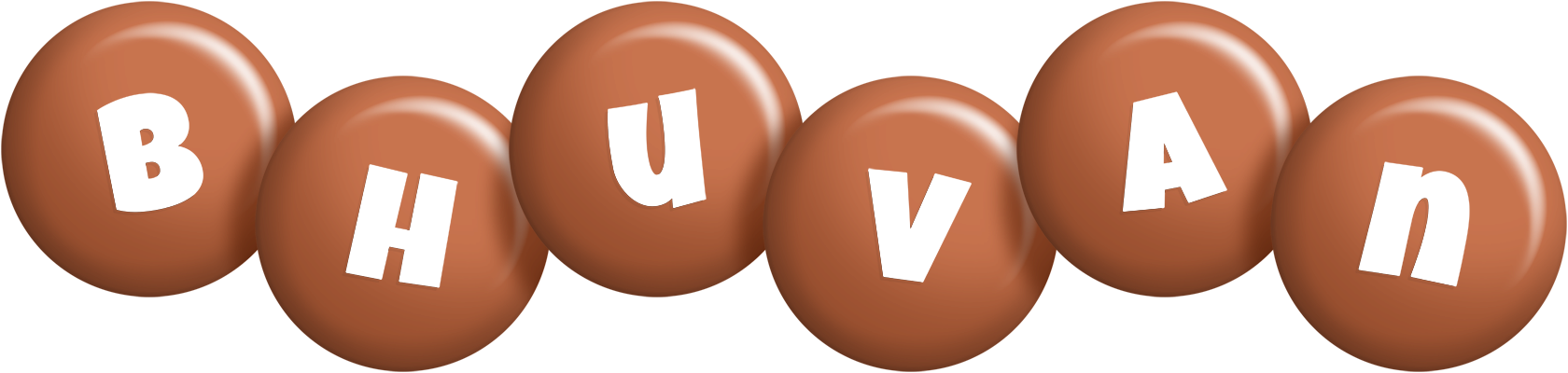 Bhuvan candy-brown logo