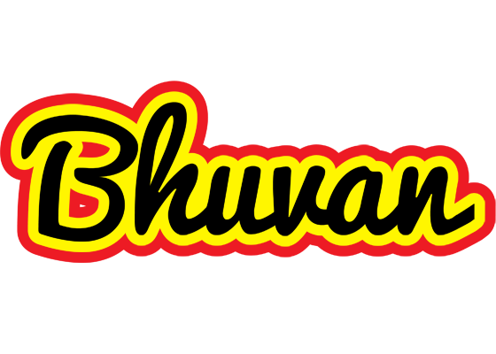 Bhuvan flaming logo