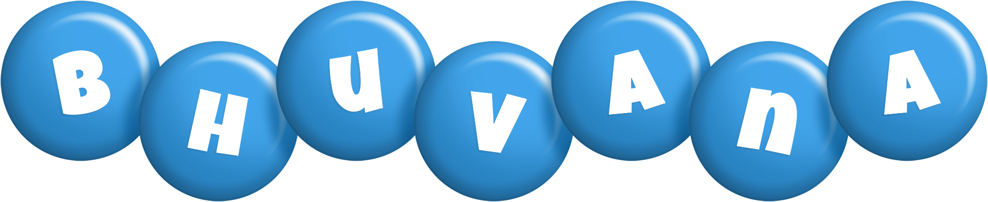 Bhuvana candy-blue logo