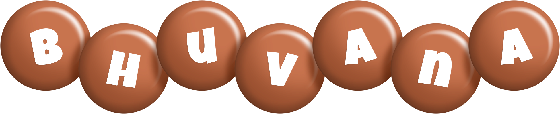 Bhuvana candy-brown logo