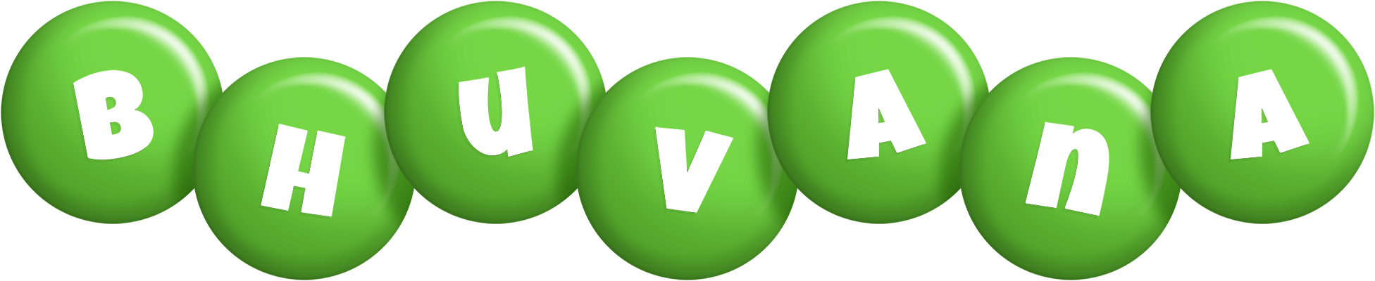 Bhuvana candy-green logo