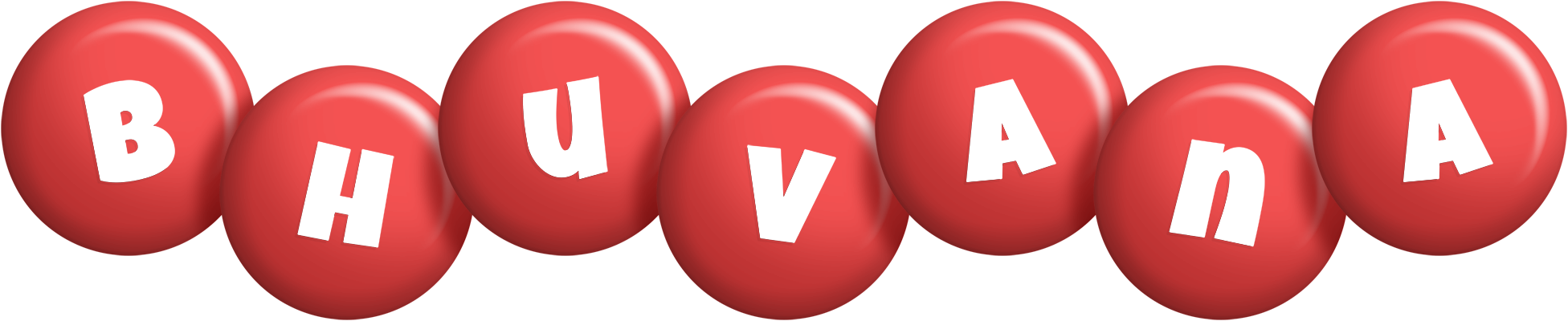Bhuvana candy-red logo