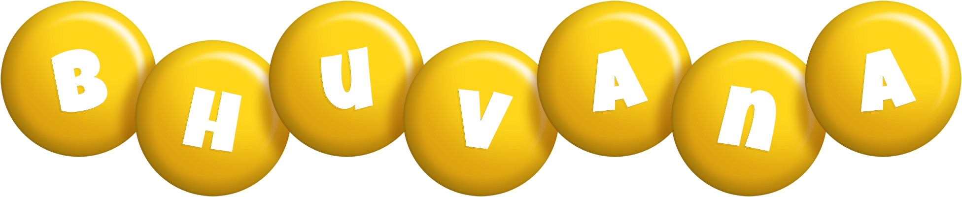 Bhuvana candy-yellow logo