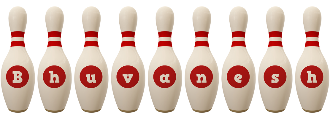 Bhuvanesh bowling-pin logo