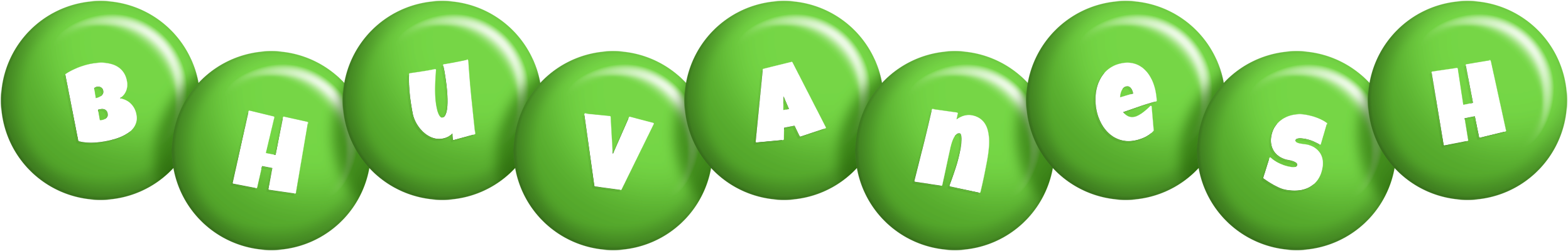 Bhuvanesh candy-green logo