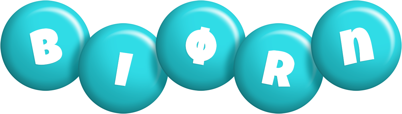 Biørn candy-azur logo