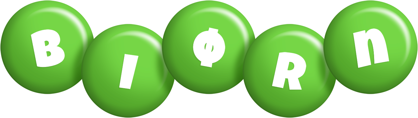 Biørn candy-green logo