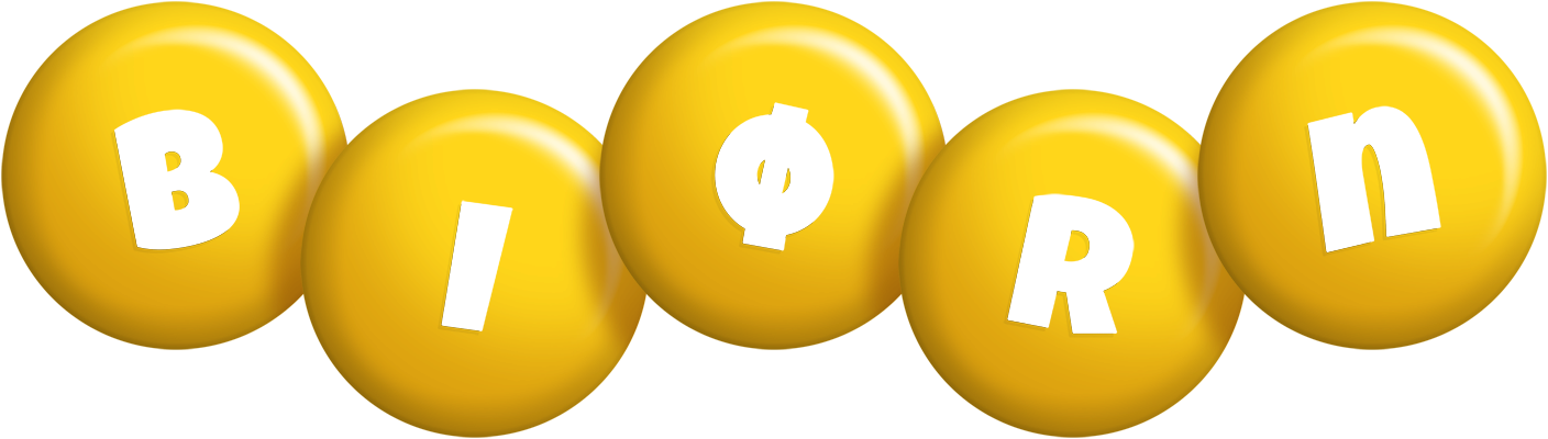 Biørn candy-yellow logo