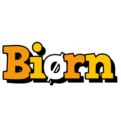 Biørn cartoon logo