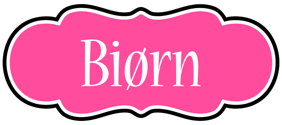 Biørn invitation logo