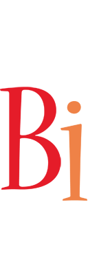 Bi birthday logo