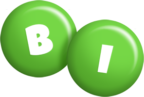 Bi candy-green logo