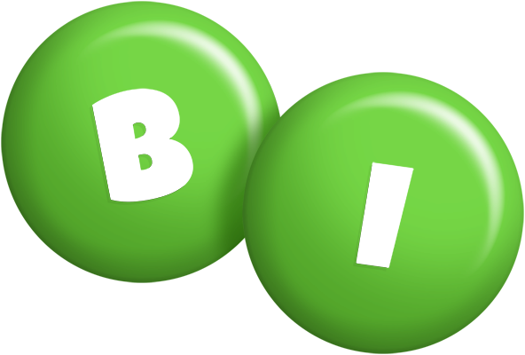 Bi candy-green logo
