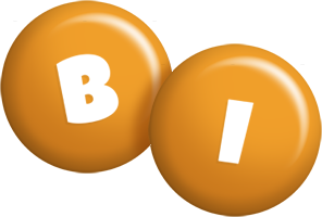 Bi candy-orange logo