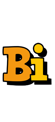 Bi cartoon logo