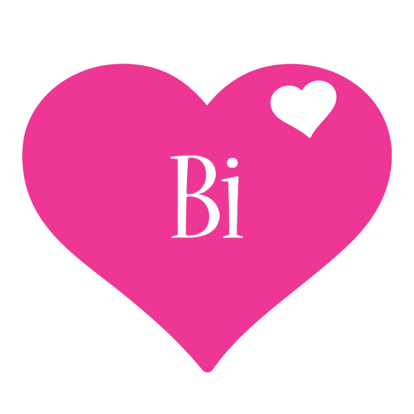 Bi love-heart logo