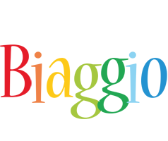 Biaggio birthday logo