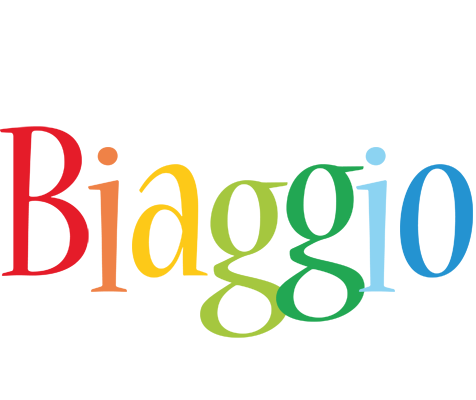 Biaggio birthday logo