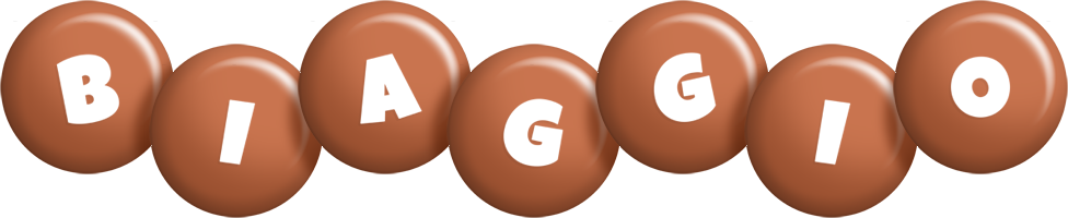 Biaggio candy-brown logo