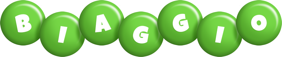 Biaggio candy-green logo