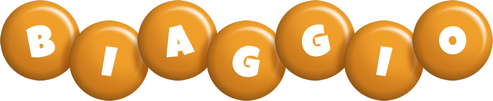 Biaggio candy-orange logo