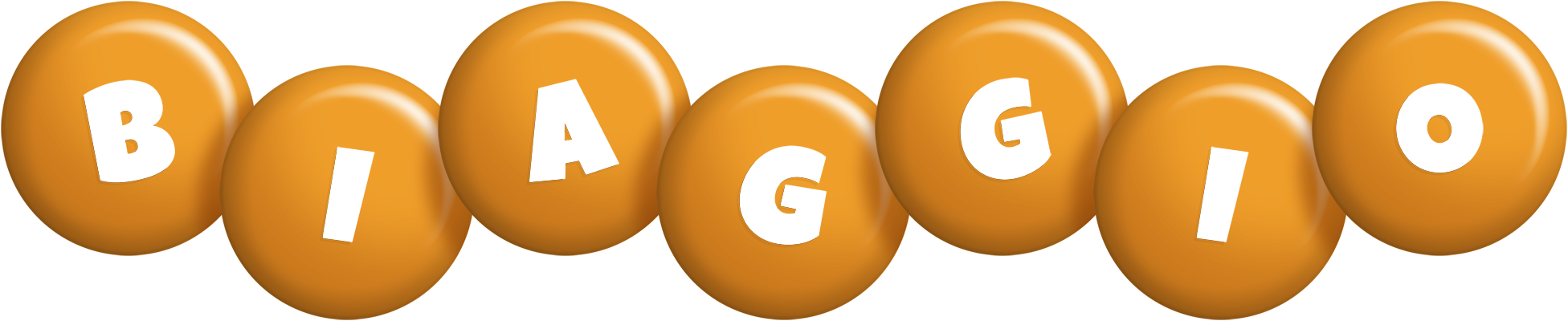 Biaggio candy-orange logo