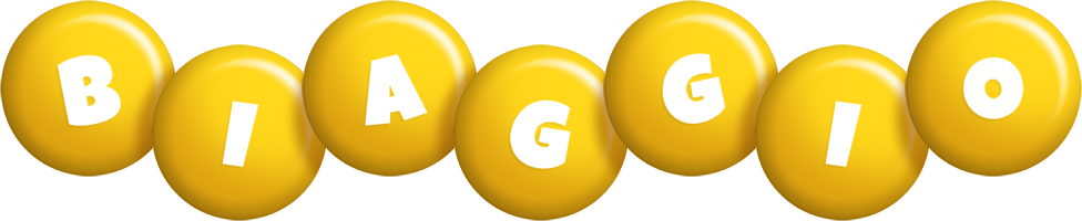 Biaggio candy-yellow logo