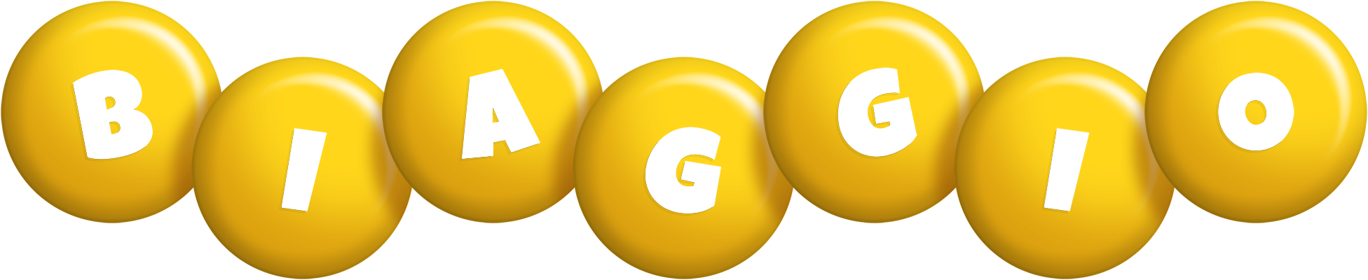 Biaggio candy-yellow logo