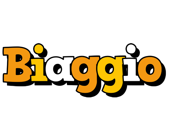Biaggio cartoon logo
