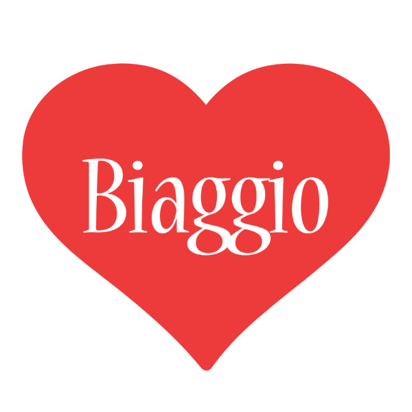 Biaggio love logo