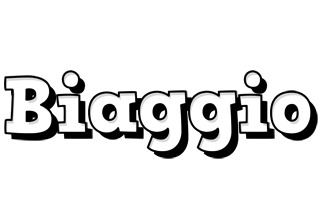 Biaggio snowing logo