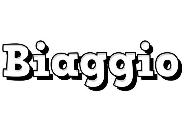 Biaggio snowing logo