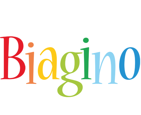 Biagino birthday logo