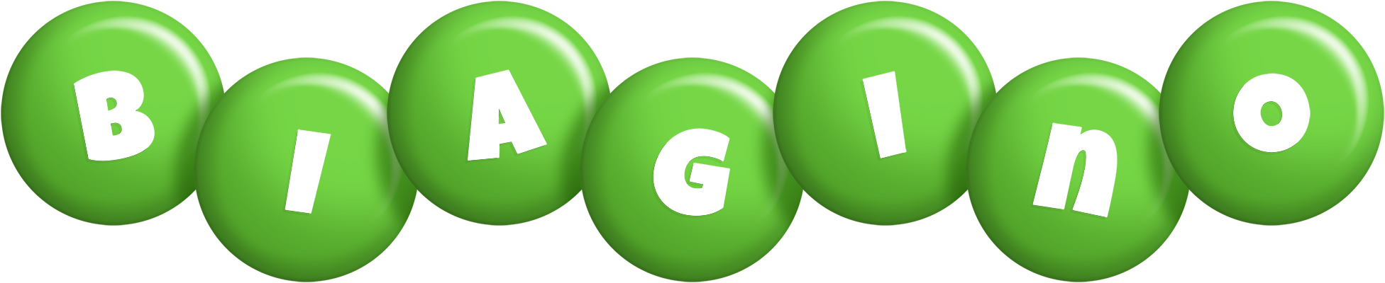 Biagino candy-green logo