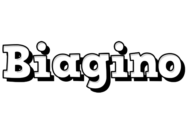 Biagino snowing logo