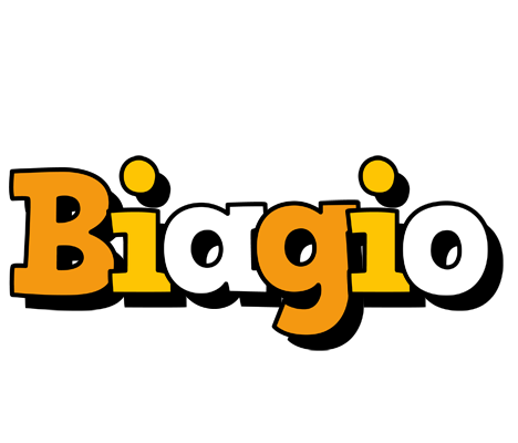 Biagio cartoon logo